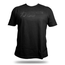 Футболка STRENGTH SHOP V2 повністю чорна