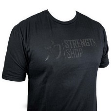 Футболка STRENGTH SHOP V2 повністю чорна