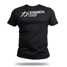 Футболка STRENGTH SHOP V2 повністю чорна