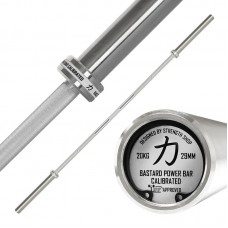 Калібрований гриф BASTARD POWER BAR - STAINLESS STEEL, СХВАЛЕНО IPF